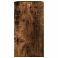 vidaXL Botník dymový dub 80x34x63 cm spracované drevo