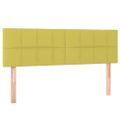 vidaXL Boxspring posteľ s matracom zelená 140x190 cm látka