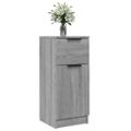vidaXL Komody 2 ks sivý dub sonoma 30x30x70 cm spracované drevo