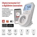 Termostat EMOS P56601FR GoSmart do zásuvky s funkcou digitálneho časovača 2v1 s WiFi