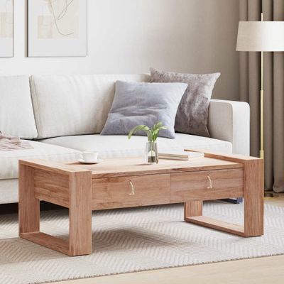 vidaXL Konferenčný stolík 110x60x40 cm masívne teakové drevo