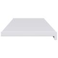 vidaXL Parapetné dosky Biela 160 x 35 x 4,5 cm PVC