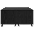 vidaXL Konferenčný stolík Čierny dub 75 x 75 x 38 cm Kompozitné drevo