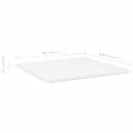 vidaXL Prídavné police 8 ks, biele 40x40x1,5 cm, drevotrieska