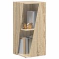 vidaXL Bočná polica 33 x 32 x 70,5 cm Kompozitné drevo Sonoma dub