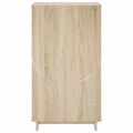 vidaXL Skriňa na topánky 48 x 38 x 87,5 cm Kompozitné drevo Dub sonoma