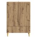 vidaXL Servírovacia skriňa Dub artisan 66 x 34,5 x 95 cm