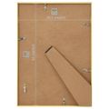 vidaXL Fotorámiky na stenu alebo stôl 5 ks zlaté 29,7x42 cm MDF