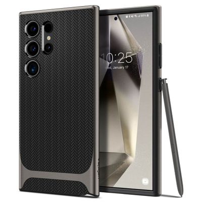 Púzdro Spigen Neo Hybrid pre Samsung Galaxy S24 Ultra gunmetal