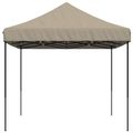 vidaXL Skladací pop-up párty stan sivohnedý 440x292x315 cm