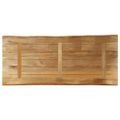 vidaXL Stolová doska živá hrana 140x60x3,8 cm masívny surový mangovník