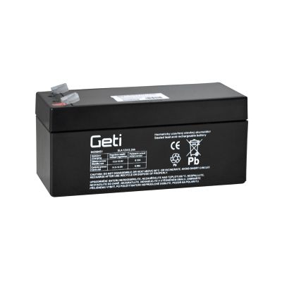 Batéria olovená 12V 3.3Ah GETI