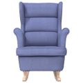 vidaXL Hojdacie kreslo Jeans Blue 74x90x102 cm Látka
