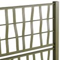 vidaXL Záhradný kvetináč s trellis Zelená 80 x 36 x 140 cm PP