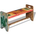 vidaXL Lavička Cola, recyklovaný masív 100x30x50 cm