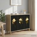 vidaXL Servírovacia skriňa BREMEN Sonoma 102 x 33 x 75 cm