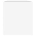 vidaXL TV skrinka biela 90x35x40 cm drevotrieska