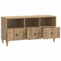 vidaXL TV skrinka 102 x 34,5 x 50 cm Remeselný Dub Konštruované drevo