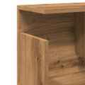 vidaXL Nástenná skrinka 100x20x30 cm dub artisan kompozitné drevo