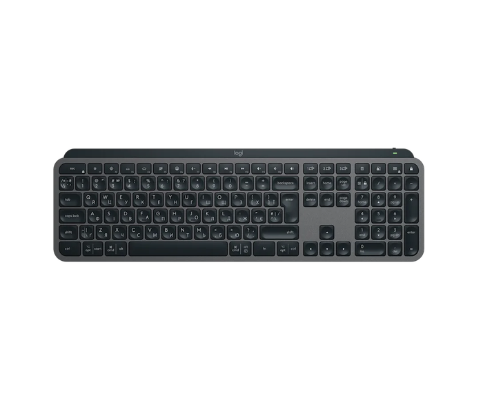 Logitech klávesnica MX keys S Graphite, CZ/SK _