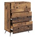 vidaXL Zásuvkový kabinet 66 x 34,5 x 90 cm Kompozitné drevo
