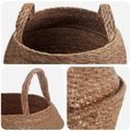 vidaXL Kvetináč s uchami 2 ks Prírodná Ø 45 x 36 cm 100% Morská tráva