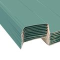 vidaXL Strešný panel 12 ks Zelená 129 x 45 cm Pozinkovaná oceľ