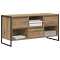 vidaXL TV skrinka 100 x 36 x 49,5 cm Remeselnícky dub Kompozitné drevo