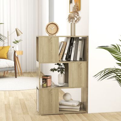 vidaXL Knižnica deliaca stena dub sonoma 60x24x94 cm drevotrieska