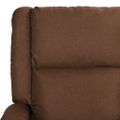 vidaXL Elektrické masážne kreslo, hnedé, umelá koža