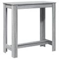vidaXL Barový stôl sivý sonoma 102x50x103,5 cm kompozitné drevo