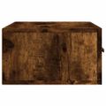 vidaXL Nástenné nočné stolíky 2 ks dymový dub 35x35x20 cm