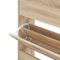 vidaXL Botník dub sonoma 63x24x147 cm spracované drevo