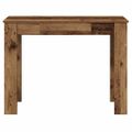 vidaXL Písací stôl staré drevo 100x45x75 cm kompozitné drevo