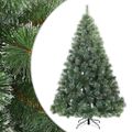 vidaXL Umelý vianočný stromček so snehovou pokrývkou Zelená 240 cm