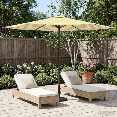 vidaXL Záhradný slnečník 300 x 300 cm Polyester Obdĺžnikový