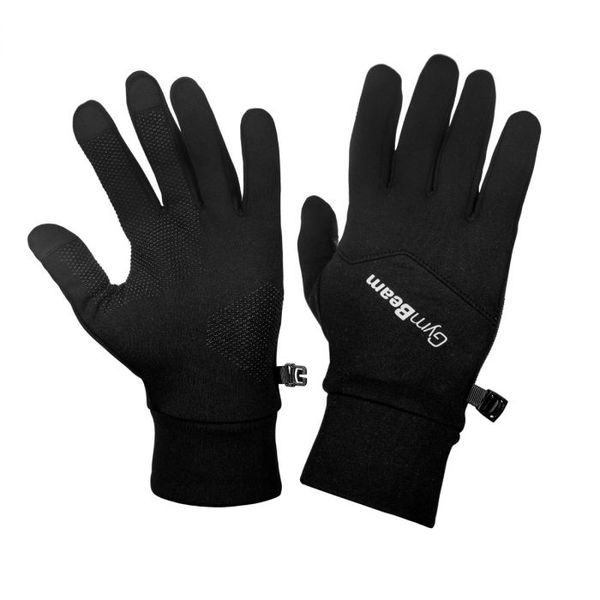 Bežecké rukavice Unstoppable Black - GymBeam, veľkosť M/L