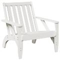VidaXL záhradné stoličky Adirondack 2 ks Biela masívna borovica