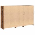 vidaXL LED komoda Staré drevo 162 x 37 x 100 cm Kompozitné drevo