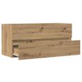 vidaXL Umývadlová skrinka dub artisan 100x38,5x45 cm kompozitné drevo