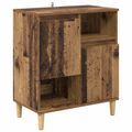 vidaXL Servírovacia skriňa Staré drevo 35 x 60 x 70 cm