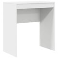 vidaXL Stôl Biela 115,5 x 40 x 127 cm 2 ks