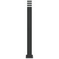 vidaXL Vonkajšia stojaca lampa čierna 110 cm hliník