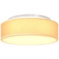 vidaXL Stropná lampa so bodmi Biela 38 x 38 x 13,5 cm látka