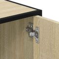 vidaXL Kúpeľňová skrinka pod umývadlo, dub sonoma, 90x33x60 cm, imitácia dreva