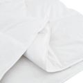vidaXL Zimný prehoz 200 x 200 cm Zima Perie Biela Priedušná