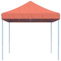 vidaXL Skladací pop-up párty stan tehlový 410x279x315 cm