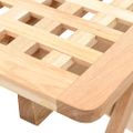 vidaXL Skladací príručný stolík z orechového dreva 50x50x49 cm