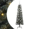vidaXL Umelý vianočný stromček Zelená 150 cm PVC, plast a oceľ
