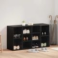 vidaXL Lavička na topánky 103 x 30 x 54,5 cm Kompozitné drevo